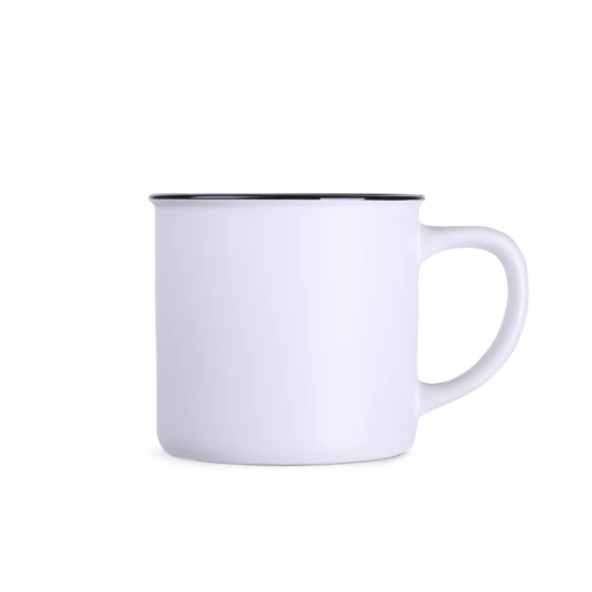Kubek Loft Pure 310ml biały/czarny (M460)