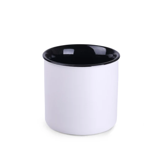 Kubek Loft Pure 310ml biały/czarny (M460)