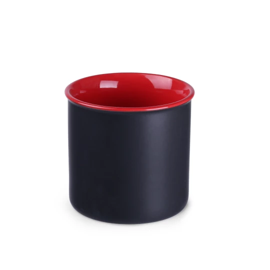 Kubek Loft Supreme 310ml czarny/czerwony (M461)