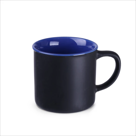 Kubek Loft Supreme 310ml czarny/refex blue (M461)