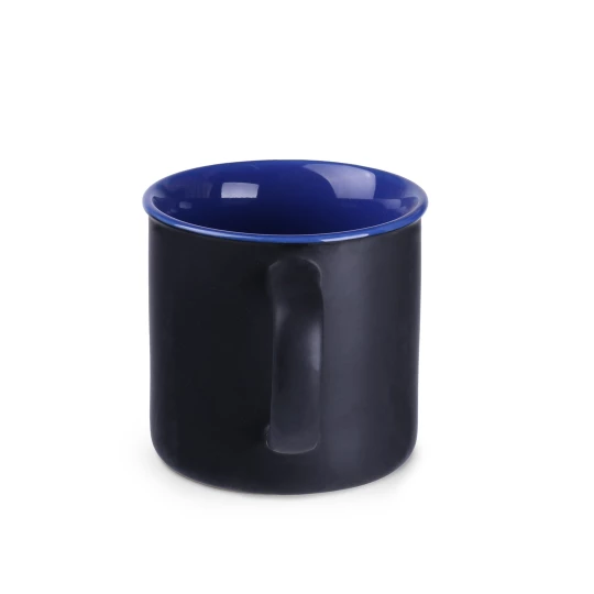 Kubek Loft Supreme 310ml czarny/refex blue (M461)