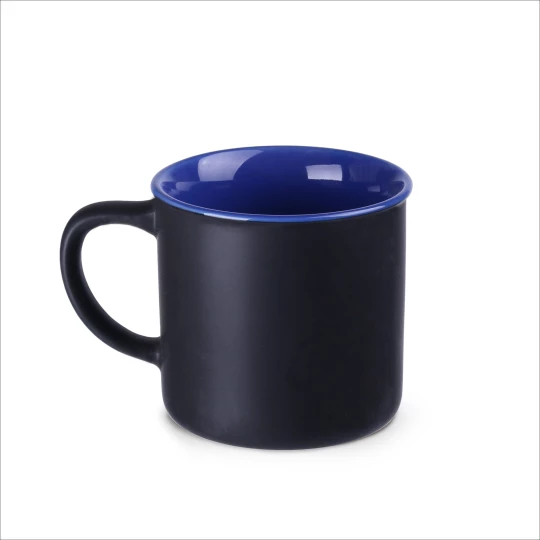 Kubek Loft Supreme 310ml czarny/refex blue (M461)