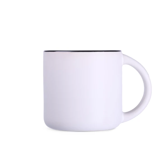 Kubek Modern Pure 350ml biały/czarny (M098)