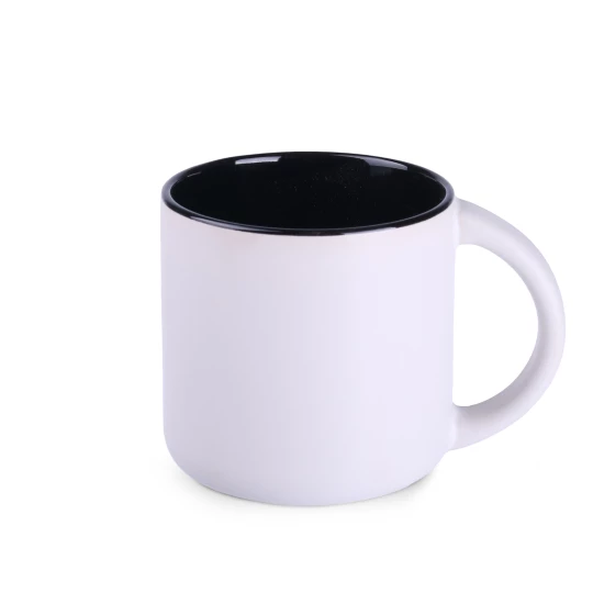 Kubek Modern Pure 350ml biały/czarny (M098)