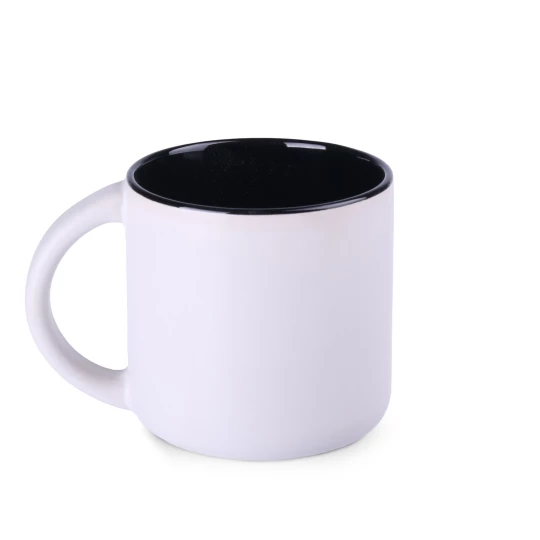 Kubek Modern Pure 350ml biały/czarny (M098)