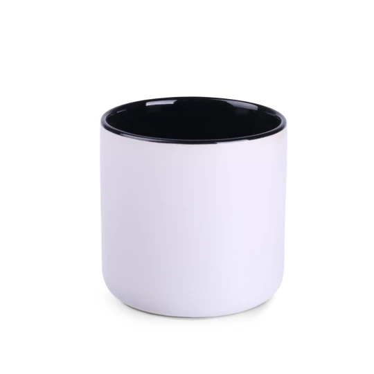 Kubek Modern Pure 350ml biały/czarny (M098)