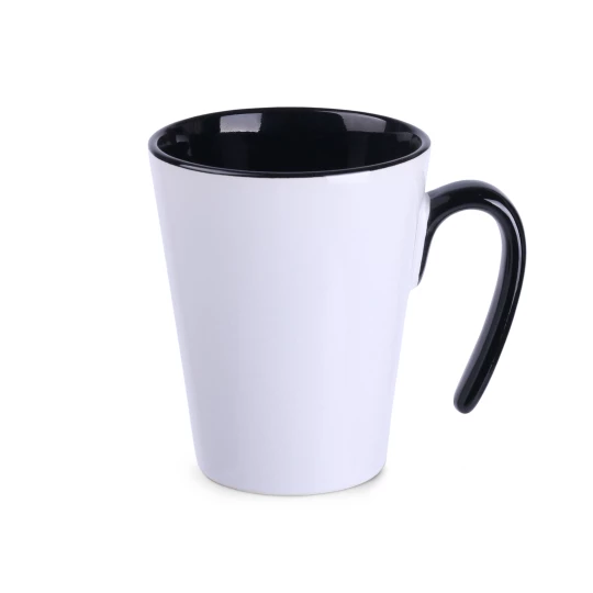 Kubek Open 270ml biały/czarny (M100)