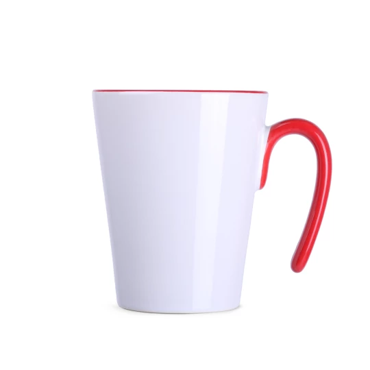 Kubek Open 270ml biały/czerwony (M100)