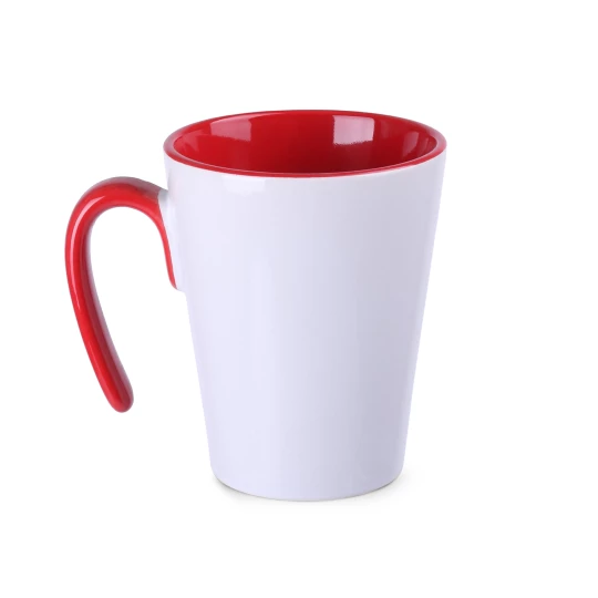 Kubek Open 270ml biały/czerwony (M100)