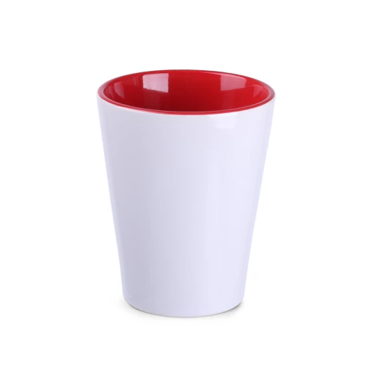 Kubek Open 270ml biały/czerwony (M100)