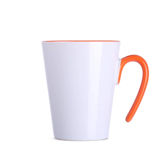 Kubek Open 270ml biały/pomarańczowy (M100)