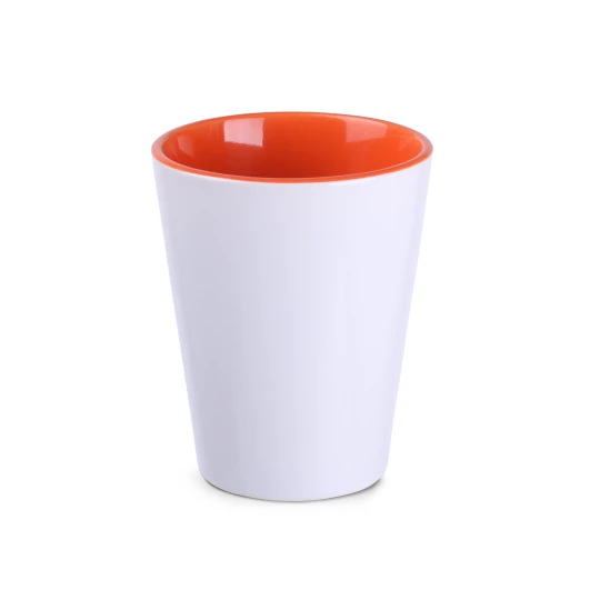 Kubek Open 270ml biały/pomarańczowy (M100)