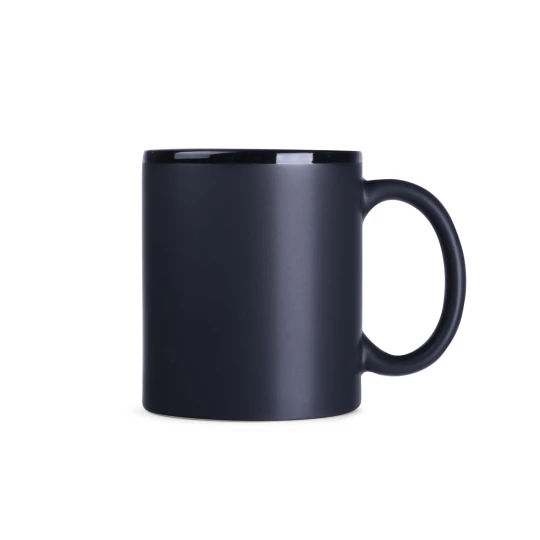 Kubek Tomek Supreme 300ml czarny/biały (M102)