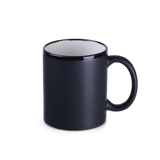 Kubek Tomek Supreme 300ml czarny/biały (M102)