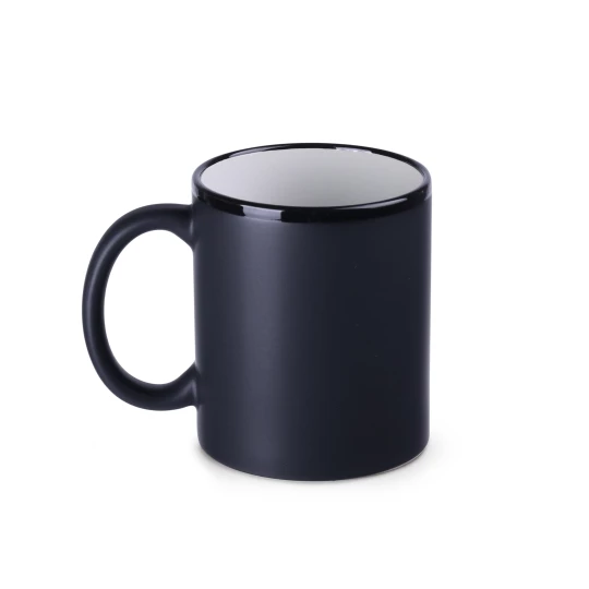 Kubek Tomek Supreme 300ml czarny/biały (M102)