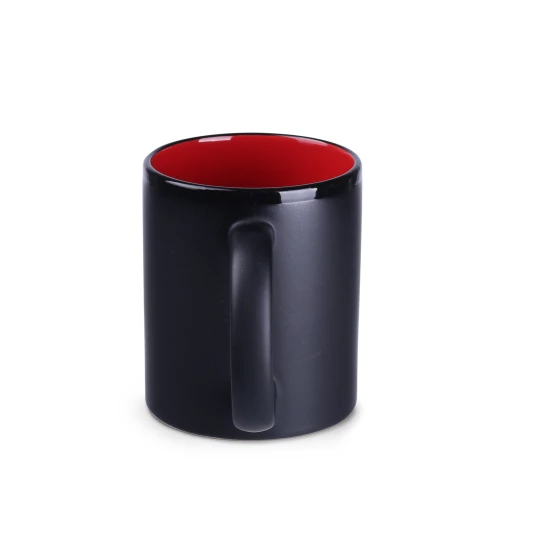 Kubek Tomek Supreme 300ml czarny/czerwony (M102)