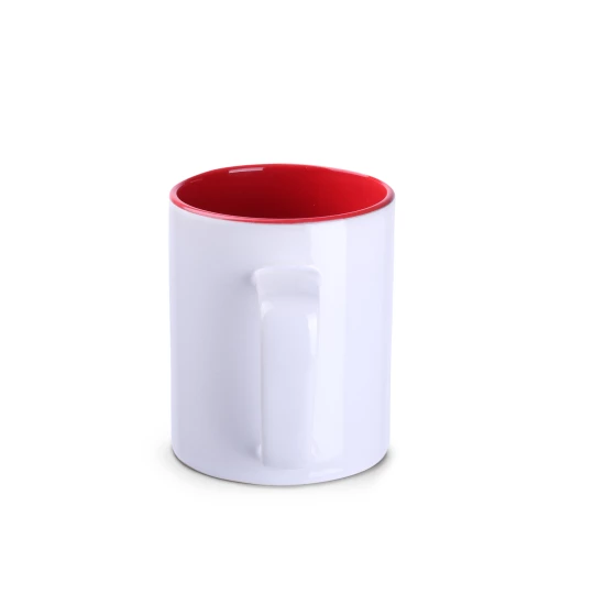 Kubek Tommy Duo 310ml biały/czerwony (M469)