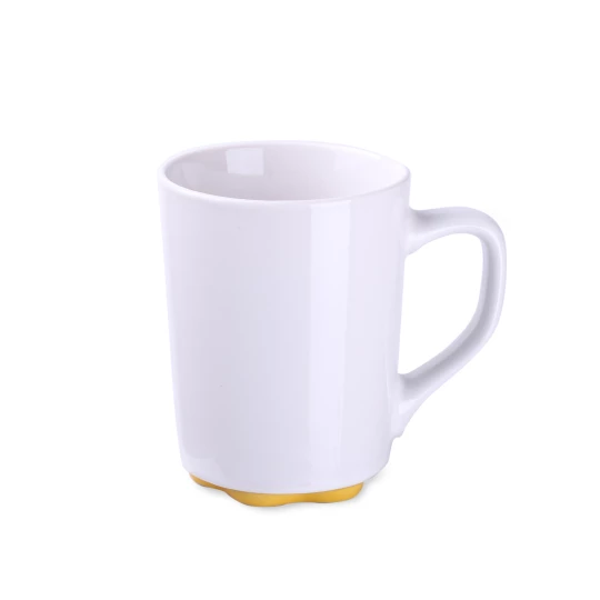 Kubek Ivory 300ml biały/żółty (M498)