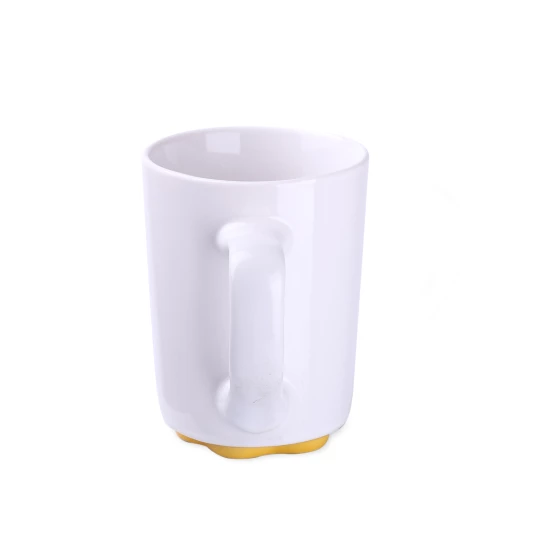 Kubek Ivory 300ml biały/żółty (M498)