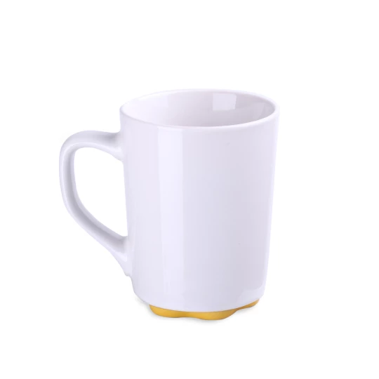 Kubek Ivory 300ml biały/żółty (M498)