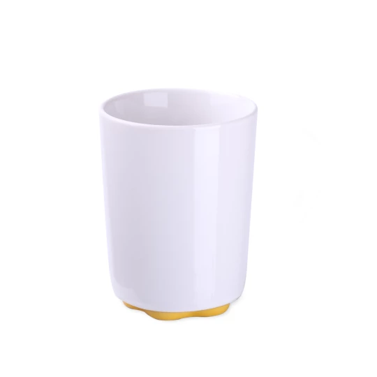 Kubek Ivory 300ml biały/żółty (M498)