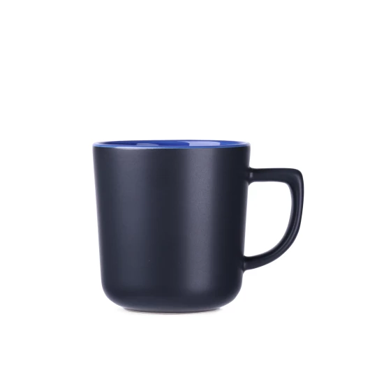 Kubek Rico Supreme 250ml czarny/refex blue (M493)