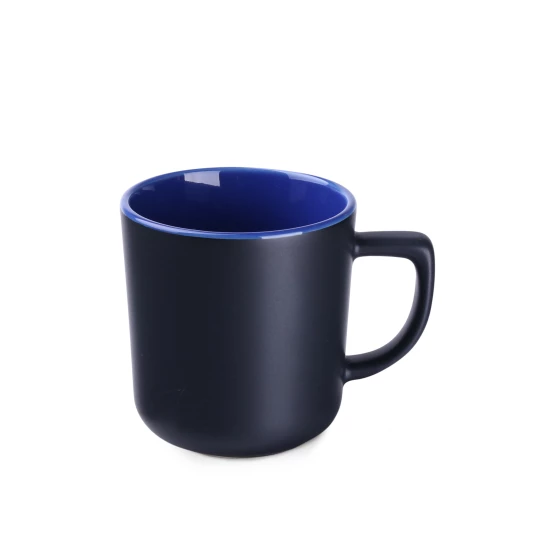 Kubek Rico Supreme 250ml czarny/refex blue (M493)