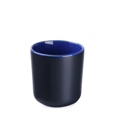 Kubek Rico Supreme 250ml czarny/refex blue (M493)