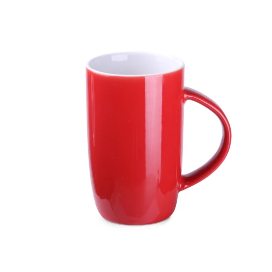 Kubek Fox 270ml czerwony/biały (M496)