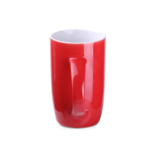 Kubek Fox 270ml czerwony/biały (M496)