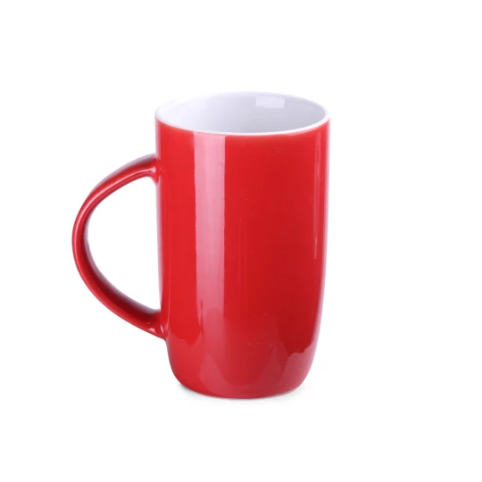 Kubek Fox 270ml czerwony/biały (M496)