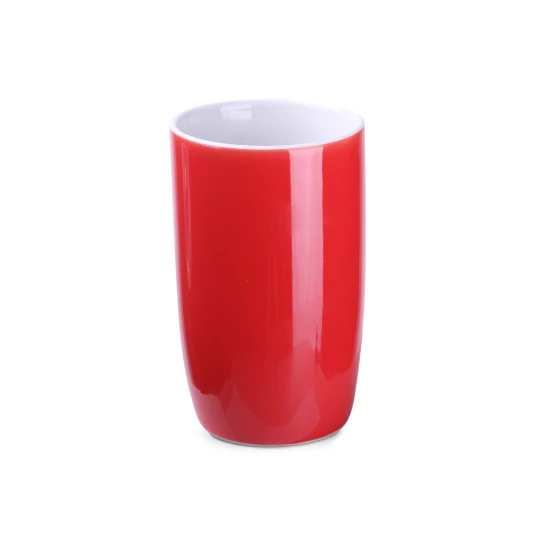 Kubek Fox 270ml czerwony/biały (M496)