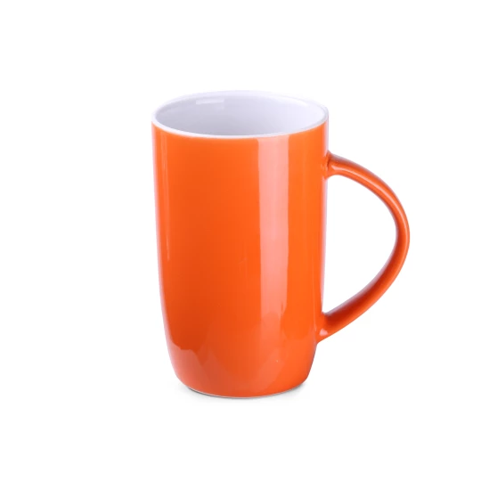 Kubek Fox 270ml pomarańczowy/biały (M496)