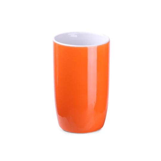 Kubek Fox 270ml pomarańczowy/biały (M496)
