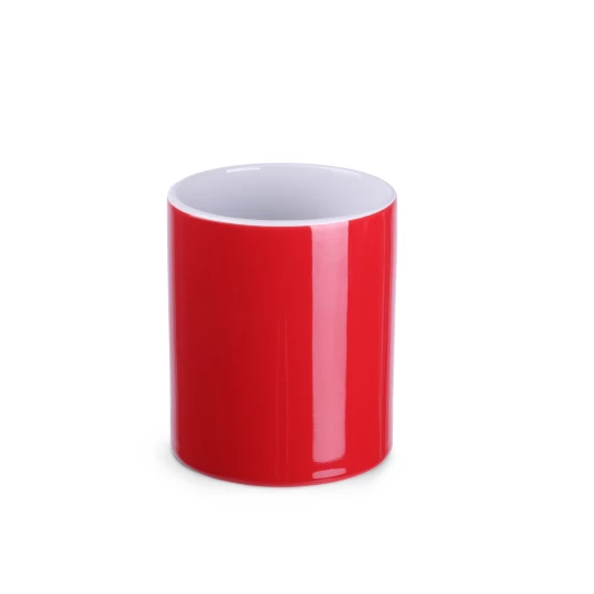 Kubek Tommy Classic 310ml czerwony/biały (M462)