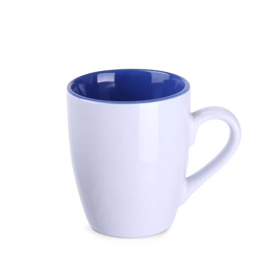 Kubek Ilona Duo 300ml biały/refex blue (M508)