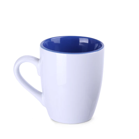 Kubek Ilona Duo 300ml biały/refex blue (M508)
