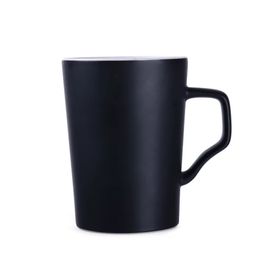 Kubek Glen Supreme 380ml czarny/biały (M511)