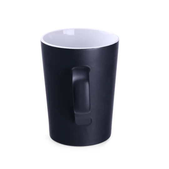 Kubek Glen Supreme 380ml czarny/biały (M511)