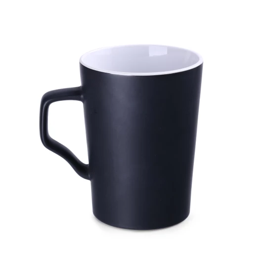 Kubek Glen Supreme 380ml czarny/biały (M511)