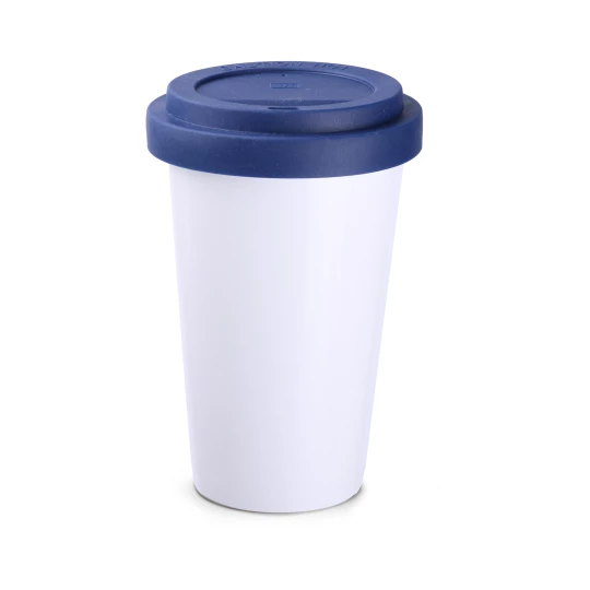 Kubek Freedom Classic 300ml biały/granatowy (M118)