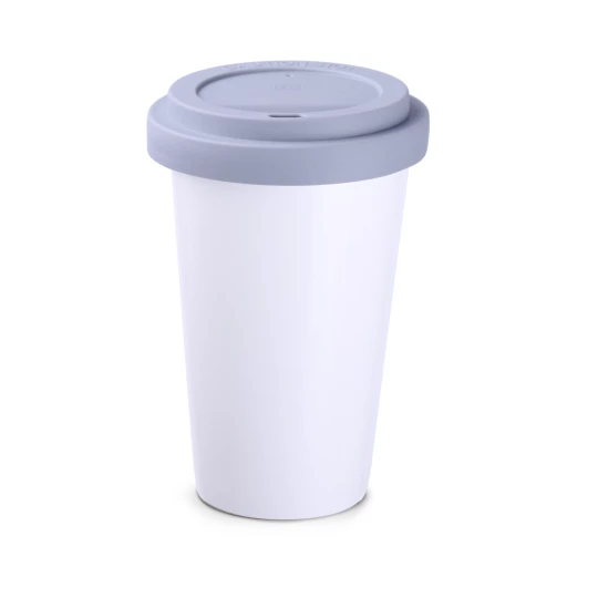 Kubek Freedom Classic 300ml biały/szary (M118)
