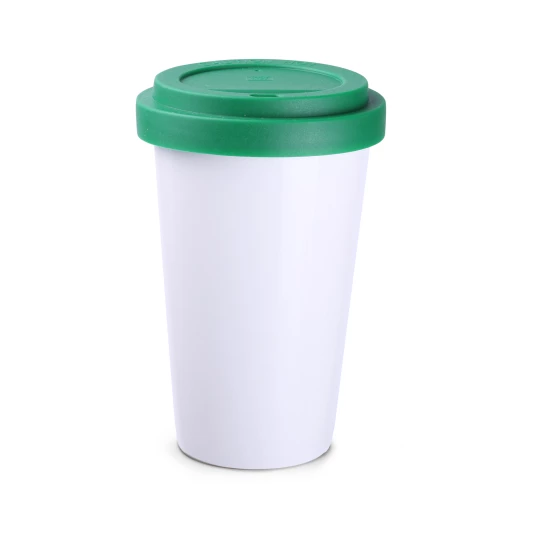 Kubek Freedom Classic 300ml biały/zielony (M118)
