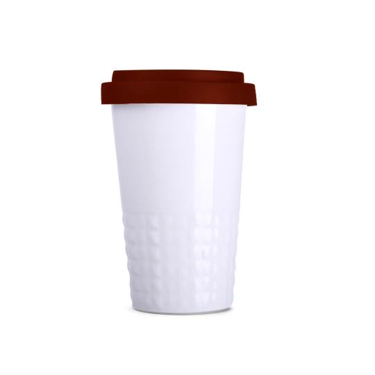 Kubek Freedom Excellence Classic 300ml biały/brązowy (M455)