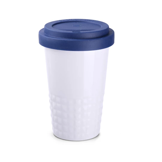 Kubek Freedom Excellence Classic 300ml biały/granatowy (M455)