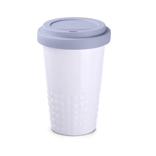 Kubek Freedom Excellence Classic 300ml biały/szary (M455)