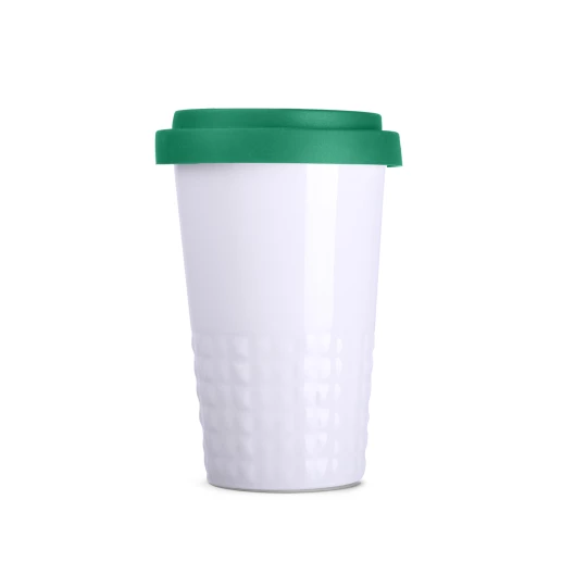 Kubek Freedom Excellence Classic 300ml biały/zielony (M455)