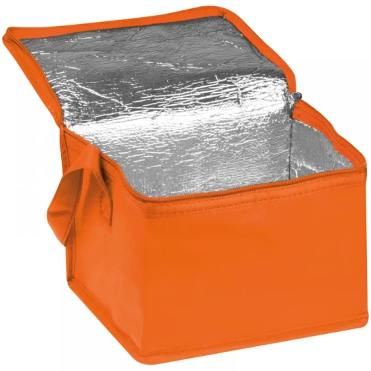 Torba termiczna non-woven na 6 puszek - pomarańczowy - (GM-61542-10)