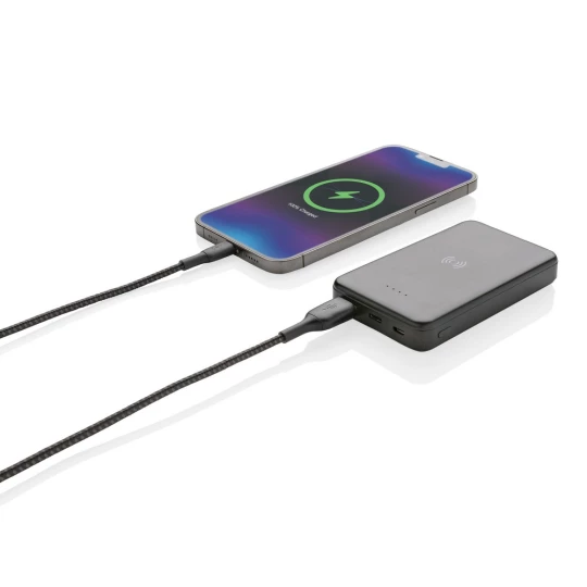 Power bank 5000 mAh, ładowarka bezprzewodowa 5W (P322.621)