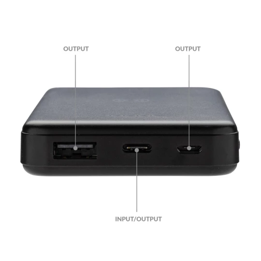 Power bank 5000 mAh, ładowarka bezprzewodowa 5W (P322.621)